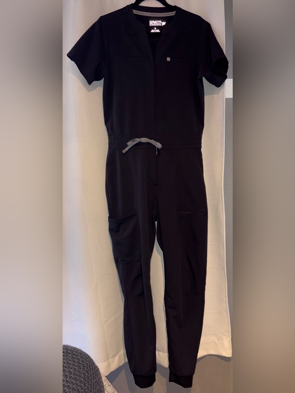 Fabletics Women's Scrub Jumpsuit - black
